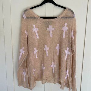 Wildfox Couture Cross Sweater